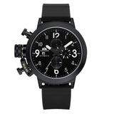 Men Automatic Self Wind Mechanical Rubber Strap Watch