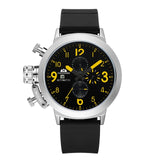 Men Automatic Self Wind Mechanical Rubber Strap Watch