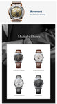 Switzerland LOBINNI Men Watch Luxury Brand