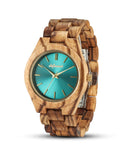 Wood Watch Quartz Ladies Clock