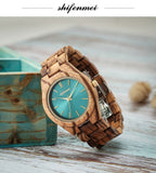 Wood Watch Quartz Ladies Clock