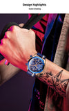 LIGE New Chronograph Quartz Watch Men