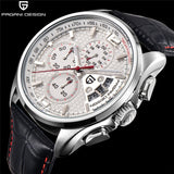 PAGANI DESIGN Luxury Leather Quartz Watch