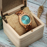 Wood Watch Quartz Ladies Clock