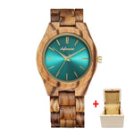 Wood Watch Quartz Ladies Clock