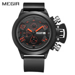 Big Dial Waterproof Silicone Strap Casual Watch