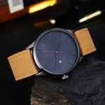 Fashion Large Leather Sport watch