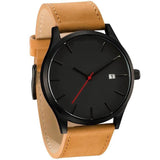 Fashion Large Leather Sport watch