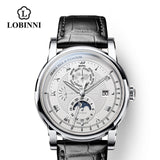 Switzerland LOBINNI Men Watch Luxury Brand