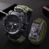 LED Military Watch with compass 30M Waterproof