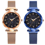 Luxury Women Watches Magnetic Starry