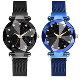 Luxury Women Watches Magnetic Starry