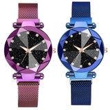 Luxury Women Watches Magnetic Starry