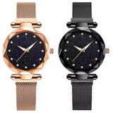 Luxury Women Watches Magnetic Starry