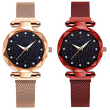 Luxury Women Watches Magnetic Starry