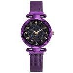 Luxury Women Watches Magnetic Starry