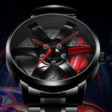 Custom Design Sport Car Rim Watches