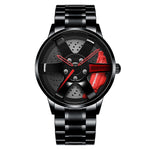 Custom Design Sport Car Rim Watches