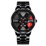 Custom Design Sport Car Rim Watches