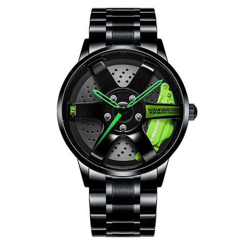 Custom Design Sport Car Rim Watches