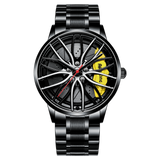 Custom Design Sport Car Rim Watches