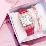 Square Luxury Diamond Women Watch