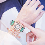 Square Luxury Diamond Women Watch