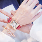 Square Luxury Diamond Women Watch