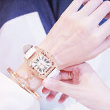 Square Luxury Diamond Women Watch