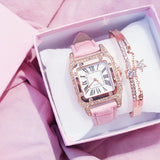 Square Luxury Diamond Women Watch