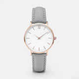 Simple Leather Quartz Woman Watch