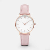 Simple Leather Quartz Woman Watch