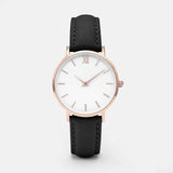 Simple Leather Quartz Woman Watch