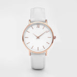 Simple Leather Quartz Woman Watch