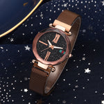 Luxury Rose Gold Women Watches Minimalism