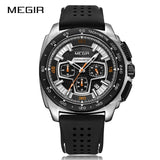 MEGIR Chronograph Men's Army Military Sports Watch